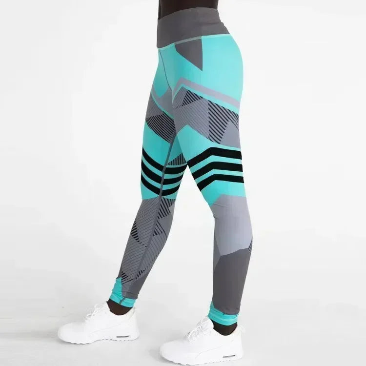 Yoga Leggings Push Up Damen Sport Hose Fitness Gym Stretch Leggins Jogginghose