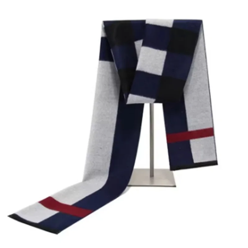 Herren Schal Winterschal Stola Schlauchschal Halstuch Wollschal Strickschal Loop