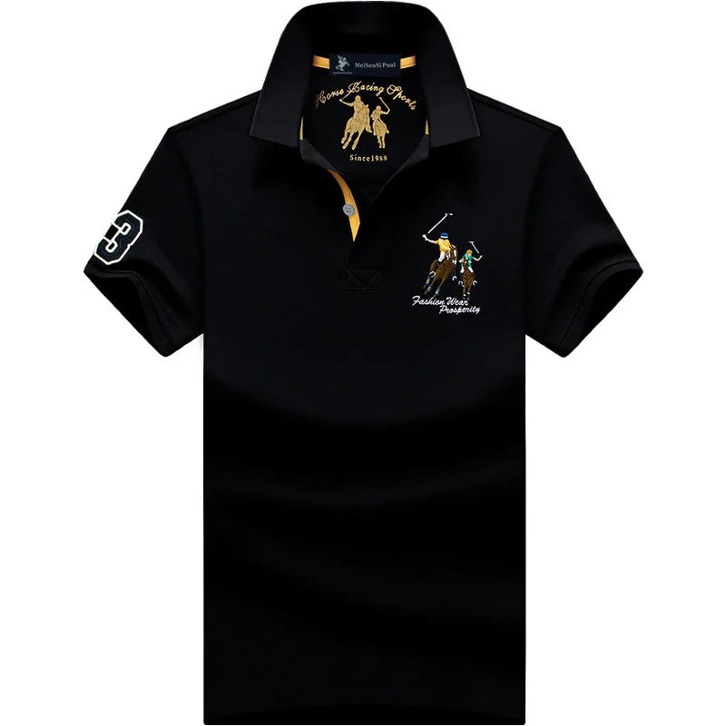 Herren Poloshirt POLO Shirt T-Shirt Kurzarm Hemd Polohemd Fashion Top