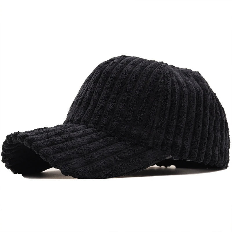 Basecap Baseball Cap Cord Look Mütze Kappe Männer Frauen Cappy Schirmmützen