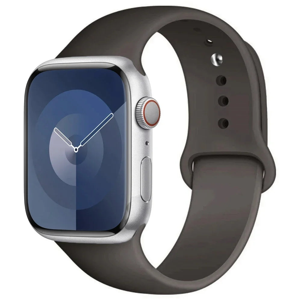 Silikon Armband für Apple Watch Series 9 8 7 6 5 4 3 SE Ultra Sport Band iWatch