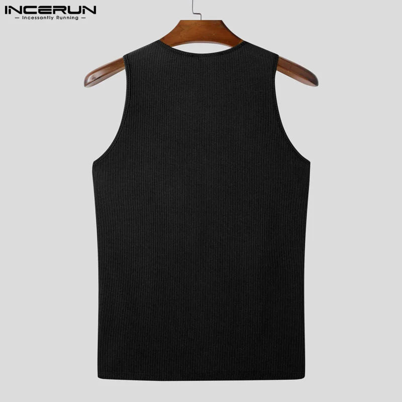 Herren Oberteil Ärmellos Tank Top Sexy Shirt Clubwear Muskel T-Shirt Unterhemd