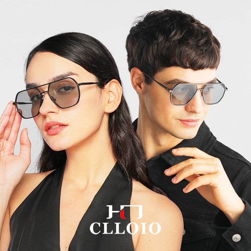 Designer Luxus Sonnenbrille Damen Herren Quadratische Übergröße Gläser Vintage