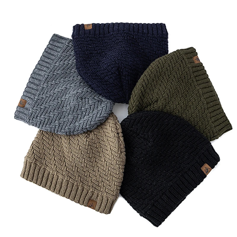 Warme Herren Damen Wintermütze Woll Mütze Fashion Strickmütze Kappe Hut Unisex