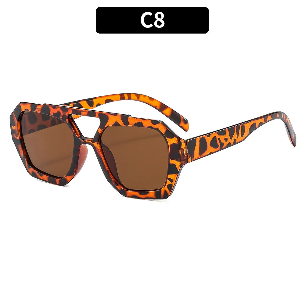 Occhiali da sole ovali oversize per donna e uomo Fotocromatici Polarizzati UV400