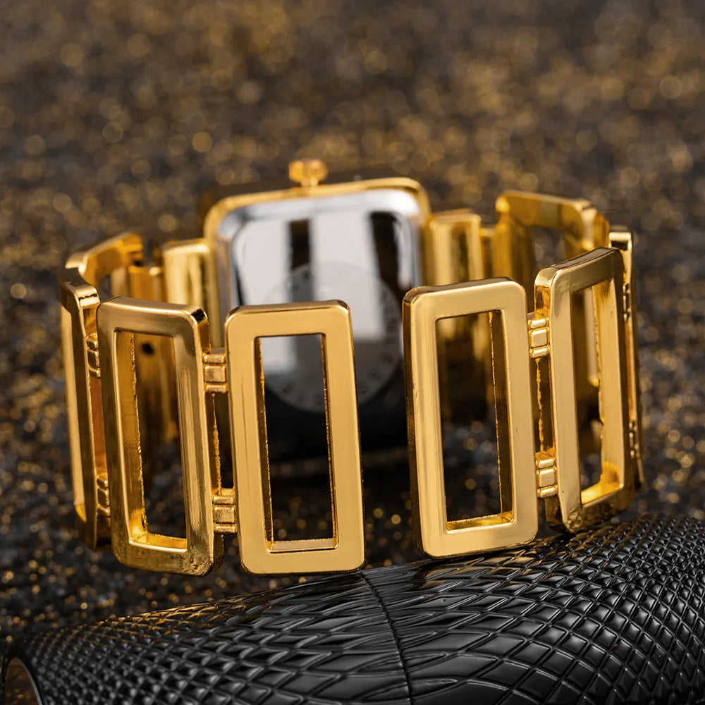 Damen Armband Uhr Mode Fashion Gold Silber Luxus Armband Quartz Business Schmuck
