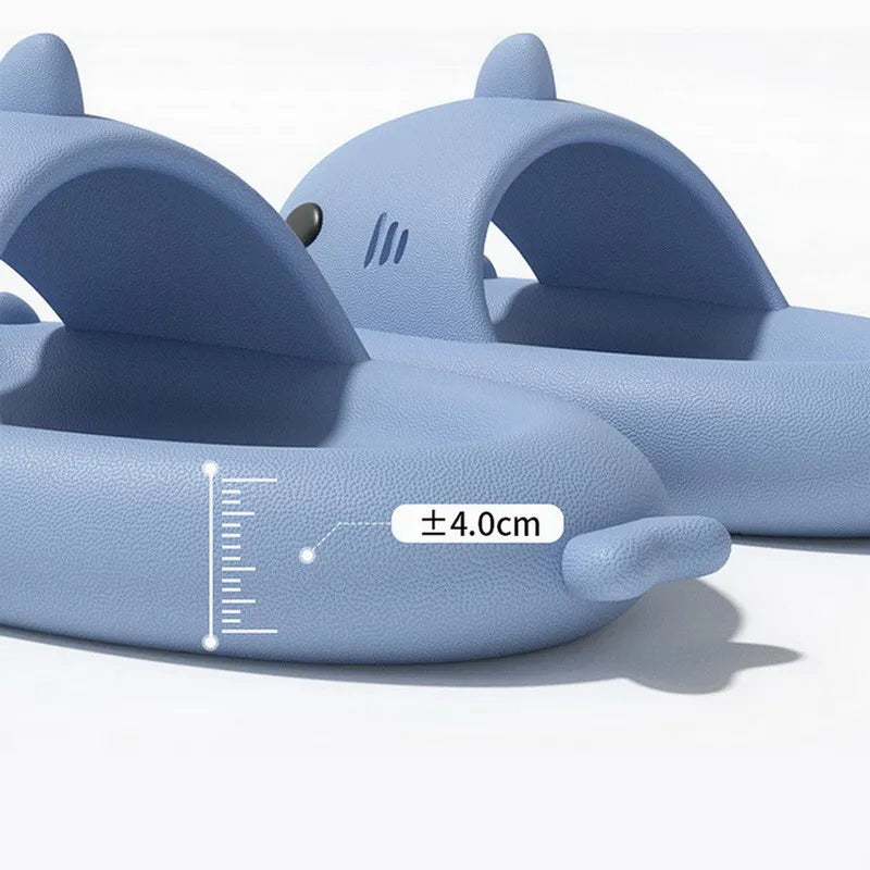 Shark Slippers Badelatschen Frauen Hausschuhe Anti-Rutsch Flip Flops Sandalen