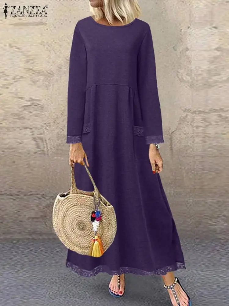 Damen Wollkleid Winterkleid Strickkleid Longpullover Pullover Long Sleeve