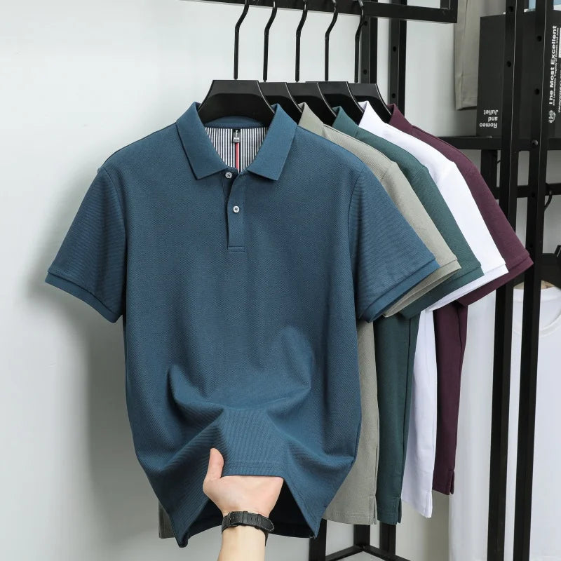 Herren Poloshirt POLO Shirt T-Shirt Kurzarm Zipper Hemd Fashion Polohemd Top NEU