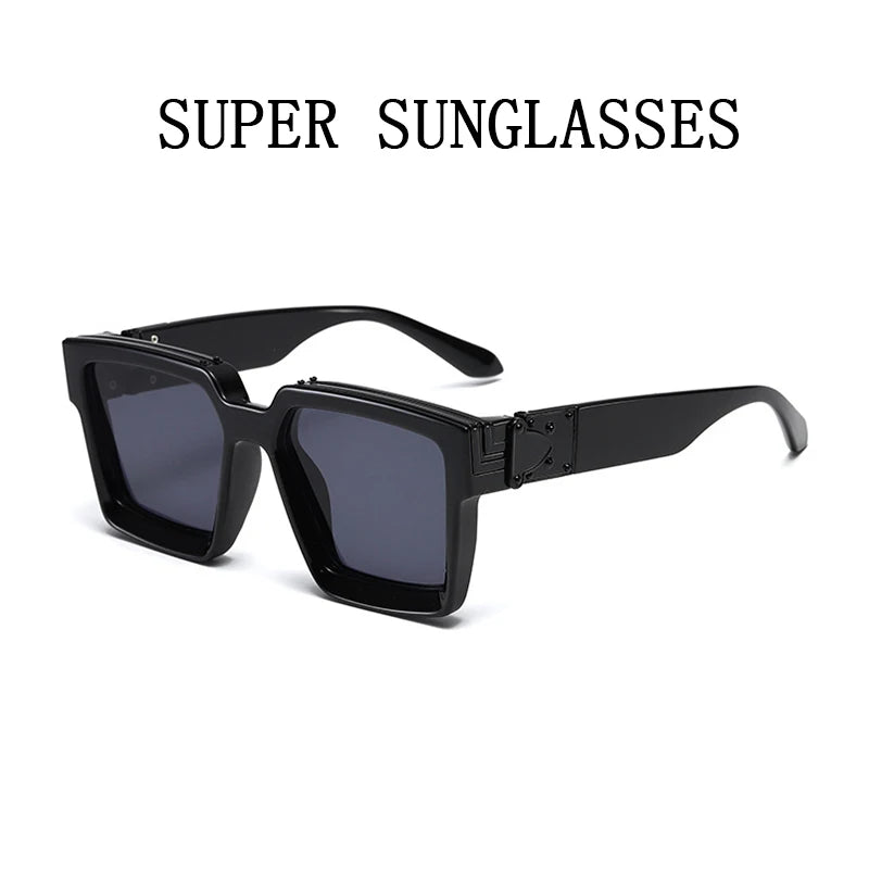 Damen Sonnenbrille Luxus Modische Herren Brille Vintage Pilotenbrille UV400