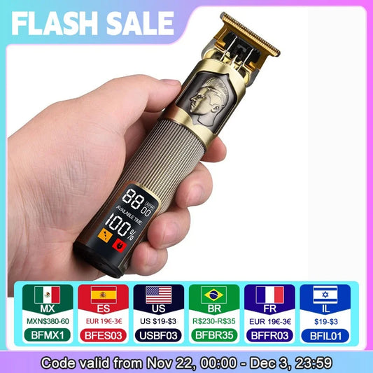 TAGLIACAPELLI PROFESSIONALE RASOIO ELETTRICO MACCHINETTA TRIMMER REGOLA BARBA