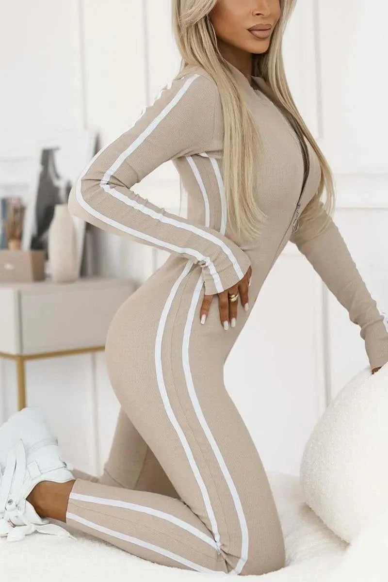 Yoga Fitness Overalls Jumpsuit Gym Stretch Leggings Jogging Anzug Top Push Up