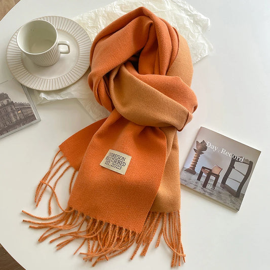 Damen Winterschal Stola Schlauchschal Halstuch Fashion Strickschal Loop Schal