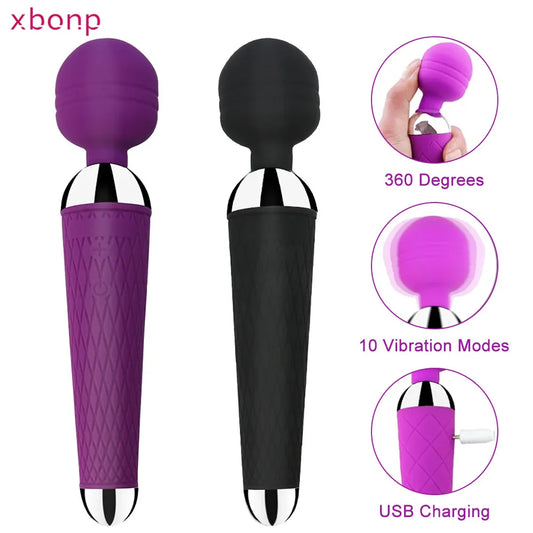 Silikon Dildo G-Punkt Vibrator 20 modi Sexspielzeug für Frauen Klitoris