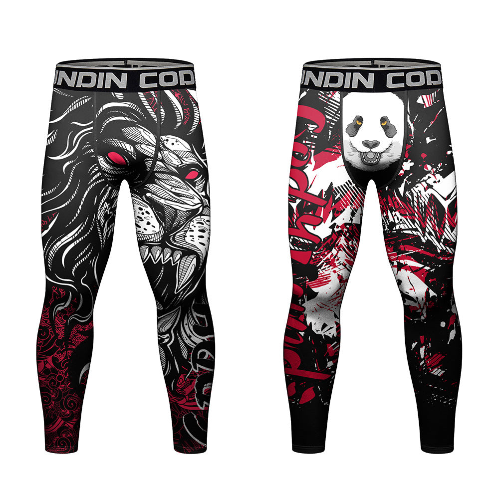 Herren Leggings Sporthose Jogginghose Trainingshose Lauf Hose Kompressionshose
