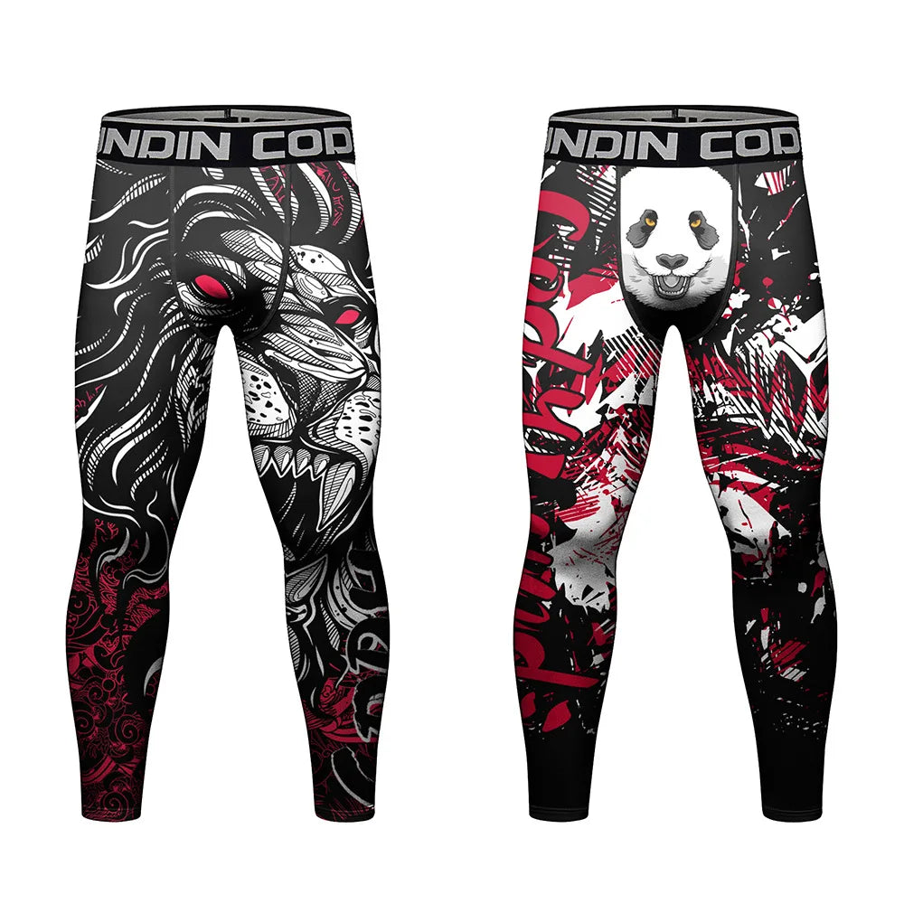 Herren Leggings Sporthose Jogginghose Trainingshose Lauf Hose Kompressionshose