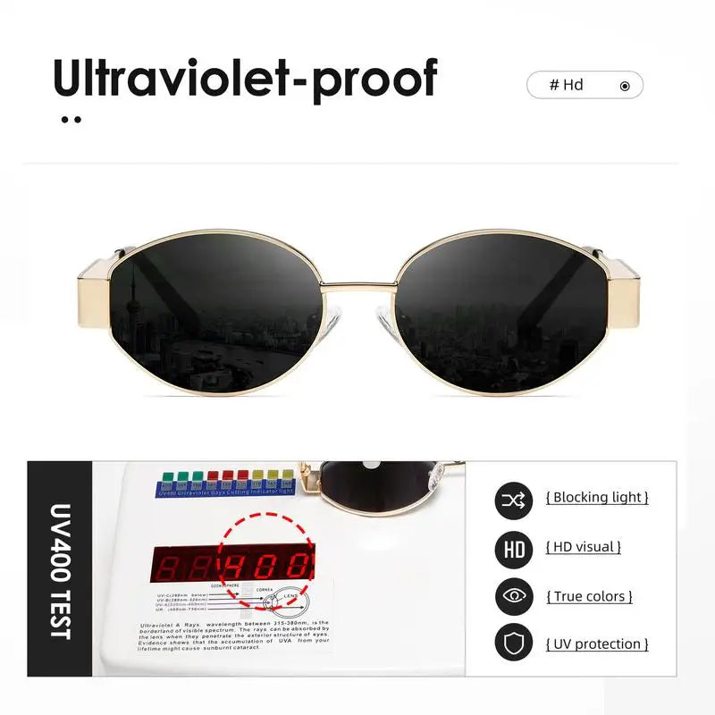 Damen Sonnenbrille Designer Luxus Brille Quadratische Übergröße Gläser Vintage