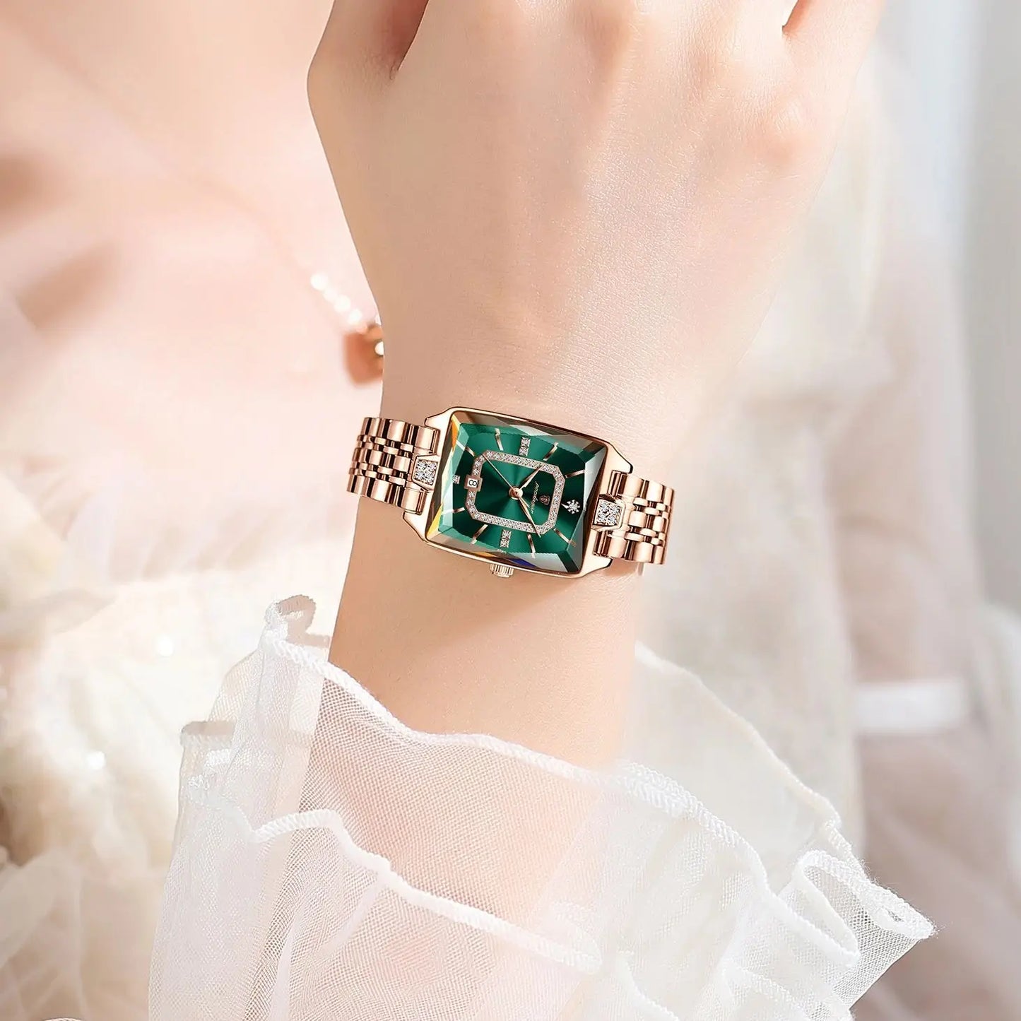 Orologio da Polso Donna Quarzo Quadrante Acciaio Inossidabile Classico Elegante