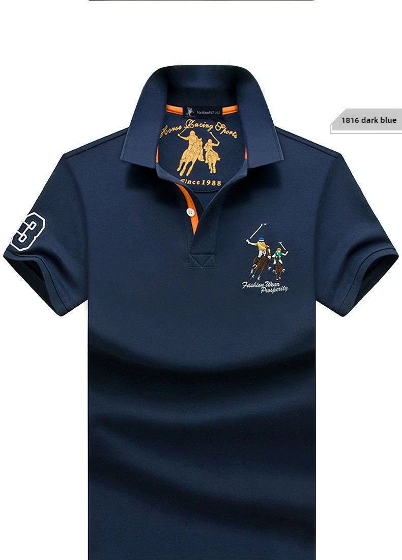 Herren Poloshirt POLO Shirt T-Shirt Kurzarm Hemd Polohemd Fashion Top
