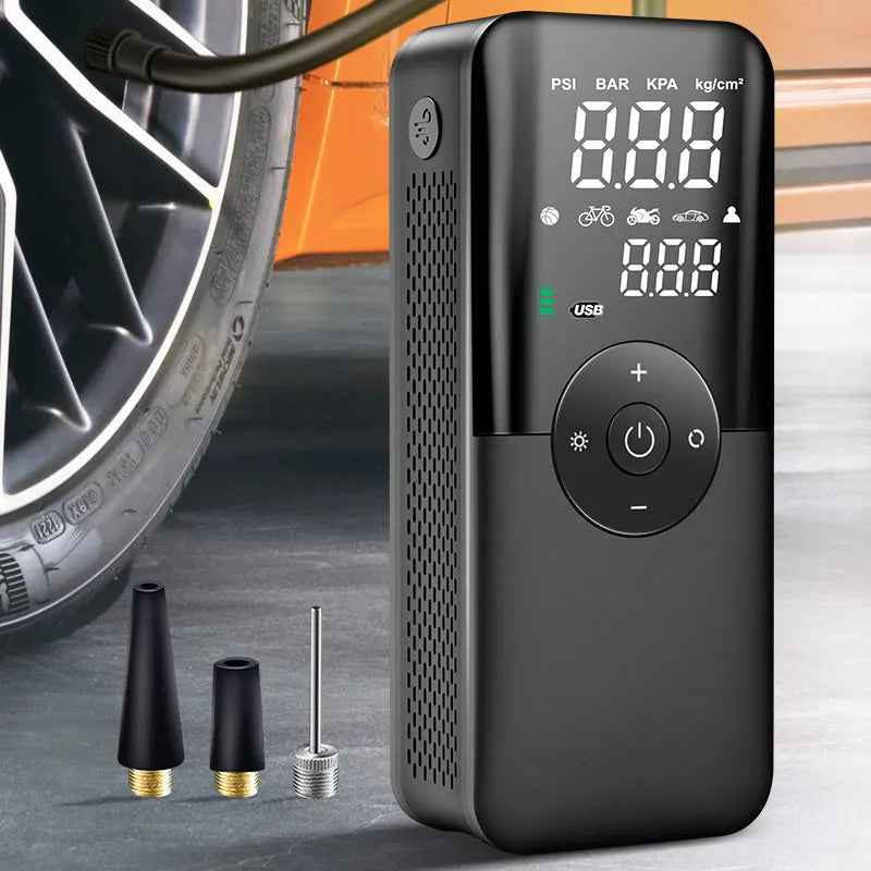 LCD Elektrische Akku Luftpumpe Auto Reifen Druckluft Fahrrad Kompressor 150 PSI