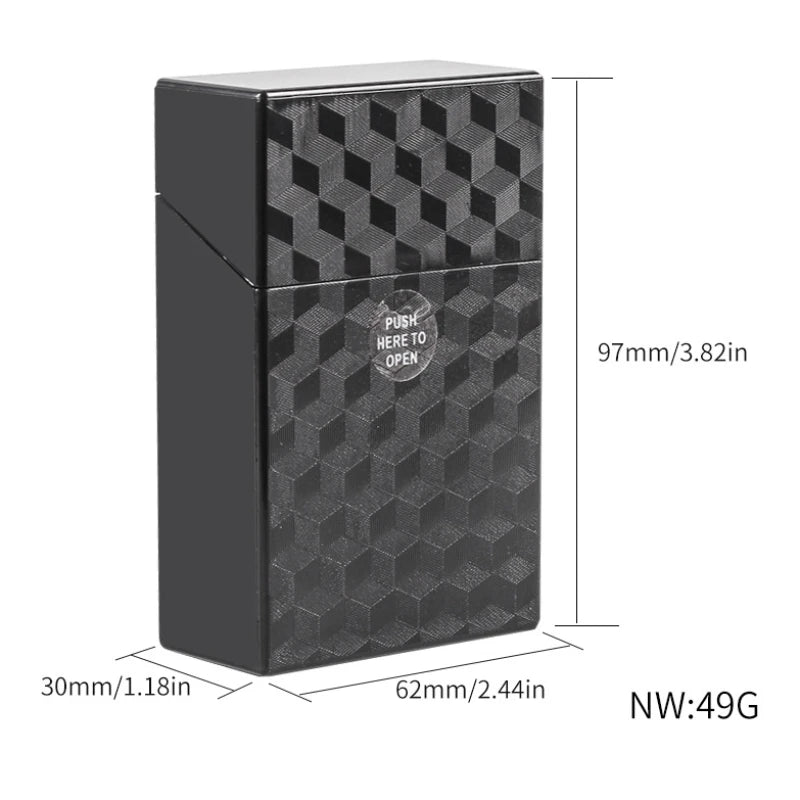 Zigarettenetui Etui 20 Zigaretten Box Dose Metall BigBox Tabakdose Klappdeckel