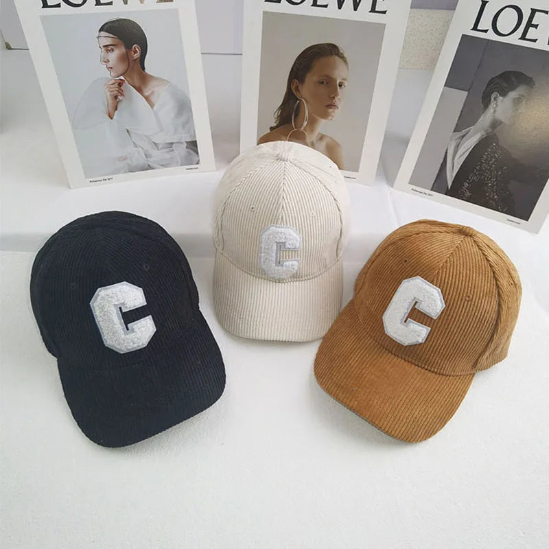 Basecap Baseball Cap Cord Mütze Kappe Männer Frauen Sonnenschutz Freizeit Hut
