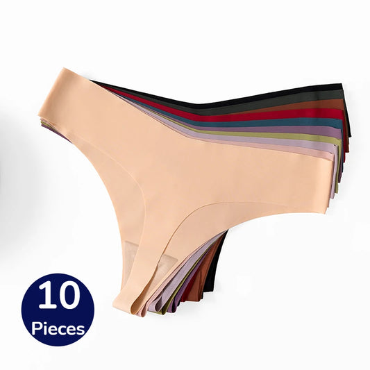10Stk Frauen Tanga String Höschen Sexy Schlüpfer Slip Dessous Unterwäsche Pantie