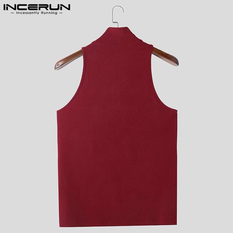 Herren Oberteil Ärmellos Tank Top Sexy Shirt Clubwear Muskel T-Shirt Unterhemd