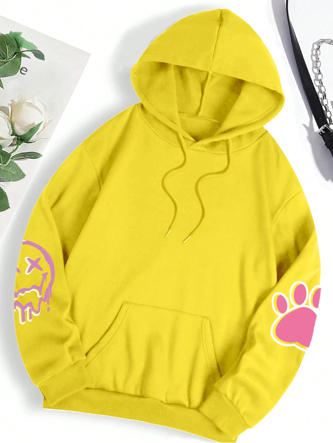 Teddybär Kapuzenpullover Sweatshirt Fleece Hoodie Pulli Damen Kapuzenpulli Shirt