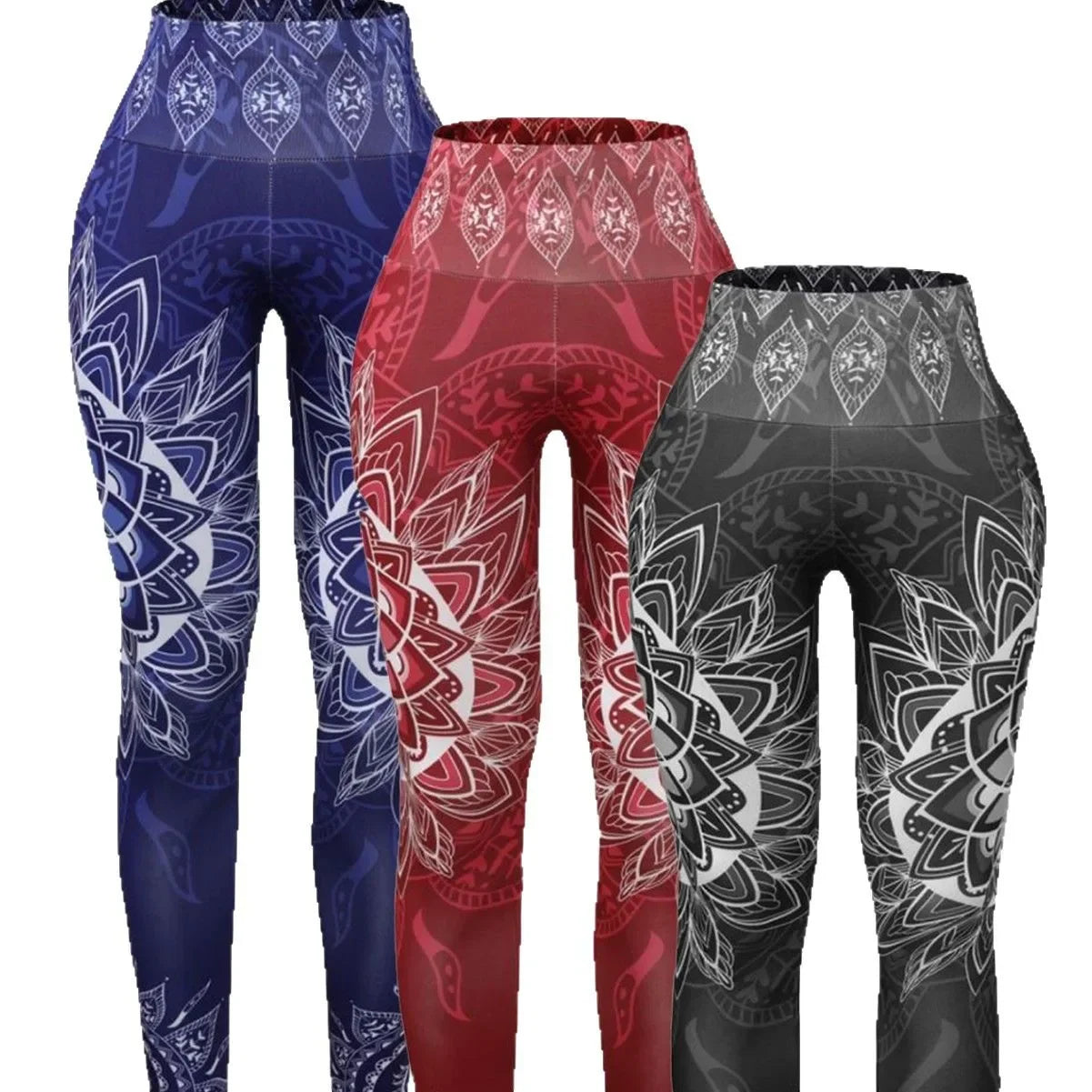 Yoga Leggings Push Up Hohe Taille Sexy Damen Sport Fitness Gym Stretch Hose