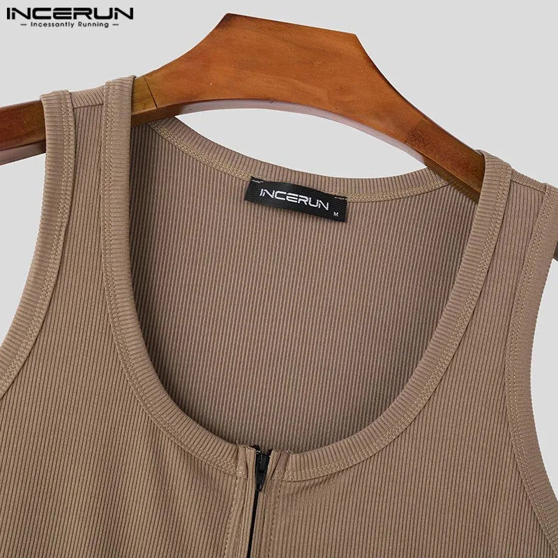 Herren Oberteil Ärmellos Tank Top Sexy Shirt Clubwear Muskel T-Shirt Unterhemd