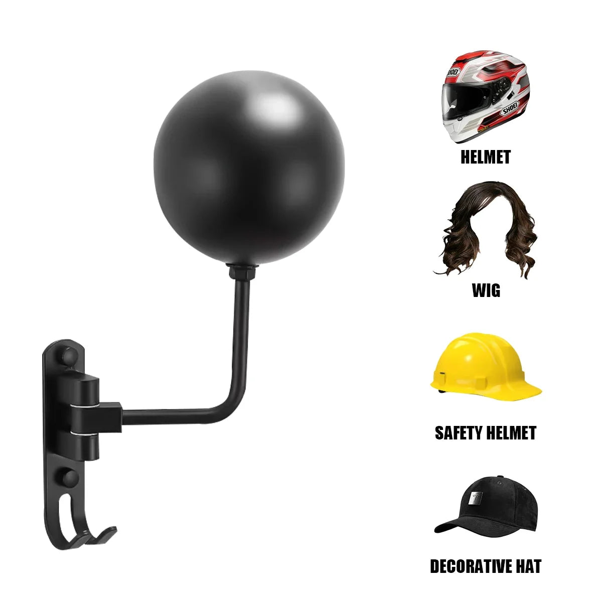 Motorrad Helm Halter Wandhaken Hakenleiste Hacken Kleiderhacken Garderobenhaken