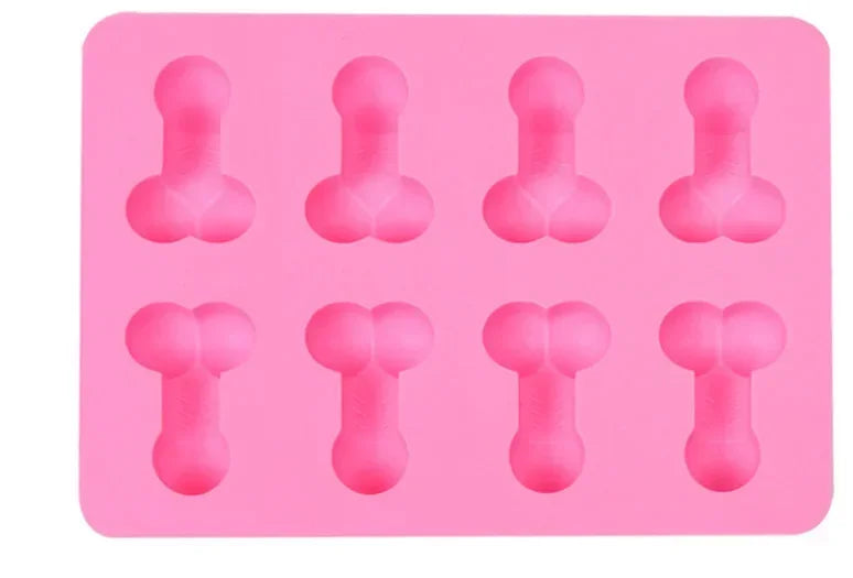 3D Silikon Eiswürfelform Penis Skull Party Eiswürfel Cocktails Eiswürfelschale