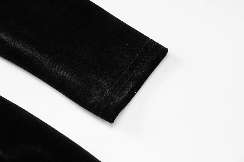 Dulzura Herbst Samt Sexy Y2K Kleidung Lange Hülse O-ansatz Bodycon Dünne Zipper Overall Frauen Sportliche Streetwear Strampler Outfits
