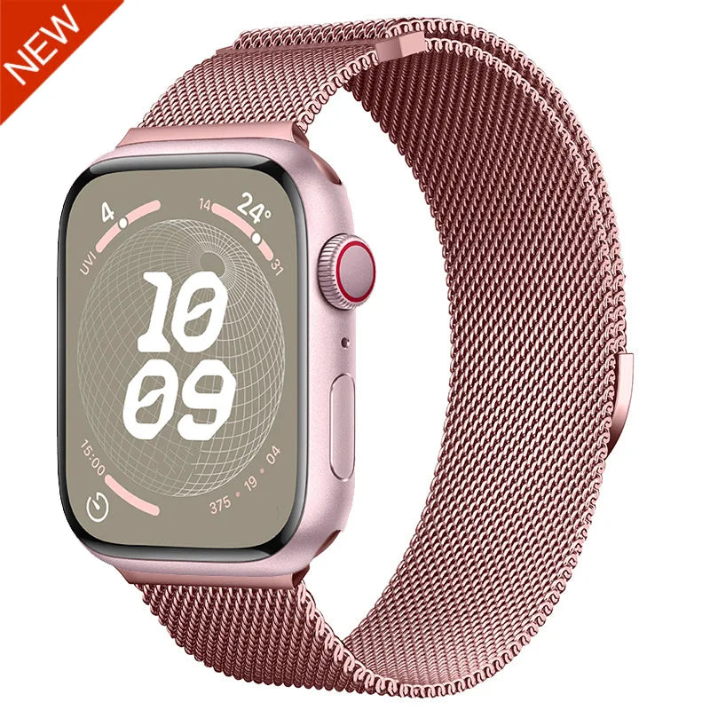 Milanese Armband für Apple Watch Series 9 8 7 6 5 4 3 SE Ultra Sport Band iWatch