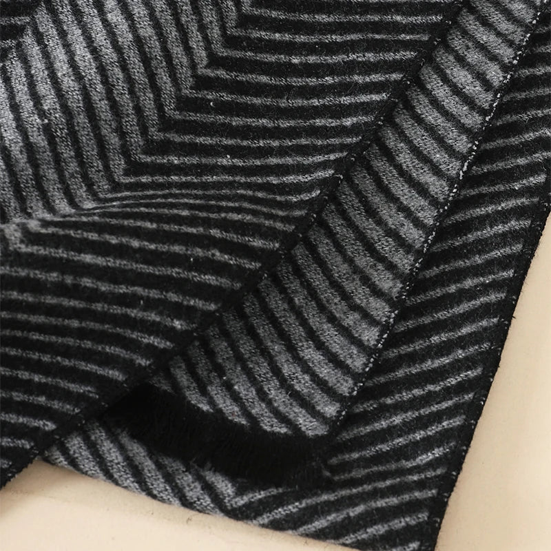 Herren Schal Winterschal Stola Schlauchschal Halstuch Wollschal Strickschal Loop