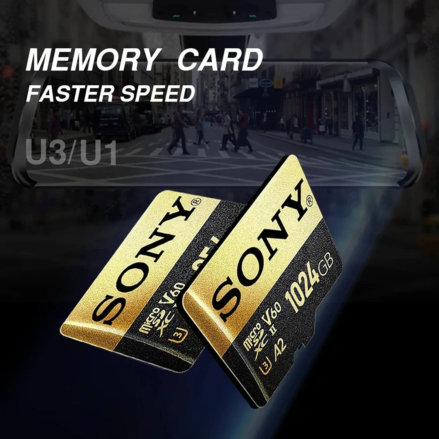 ULTRA Micro SD Karte 128GB 256GB 512GB Speicherkarte TF-Flash-Kartenspeicher