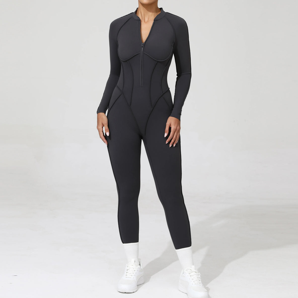Yoga Fitness Overalls Jumpsuit Gym Stretch Leggings Jogging Anzug Top Push Up