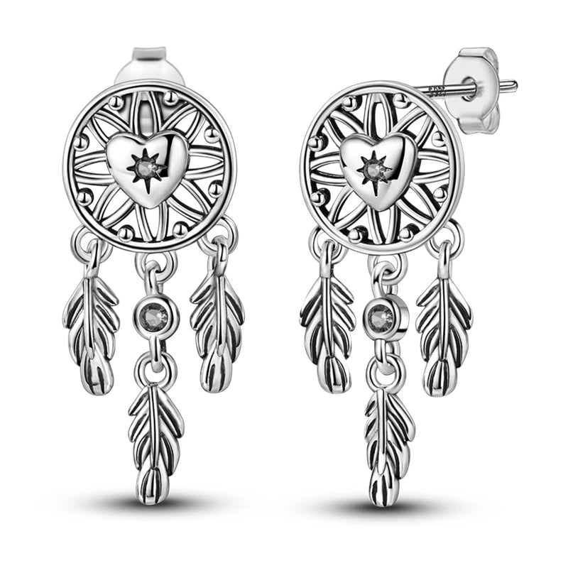 Creolen 925 Silber Ohrringe Zirkonia | Hypoallergen | Luxus Ohrstecker Geschenk