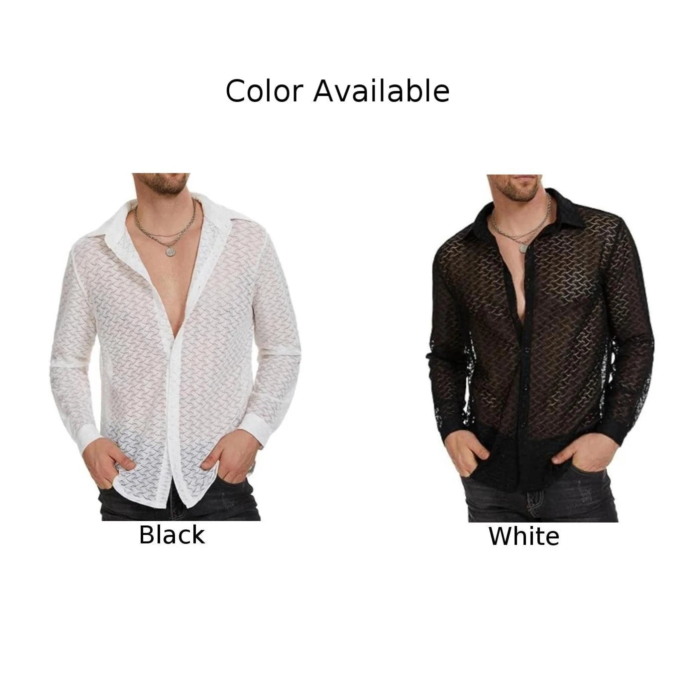 Fetisch Fashion Männer Sexy Bodysuits Herren Body Shirts Hemd Transparent Club