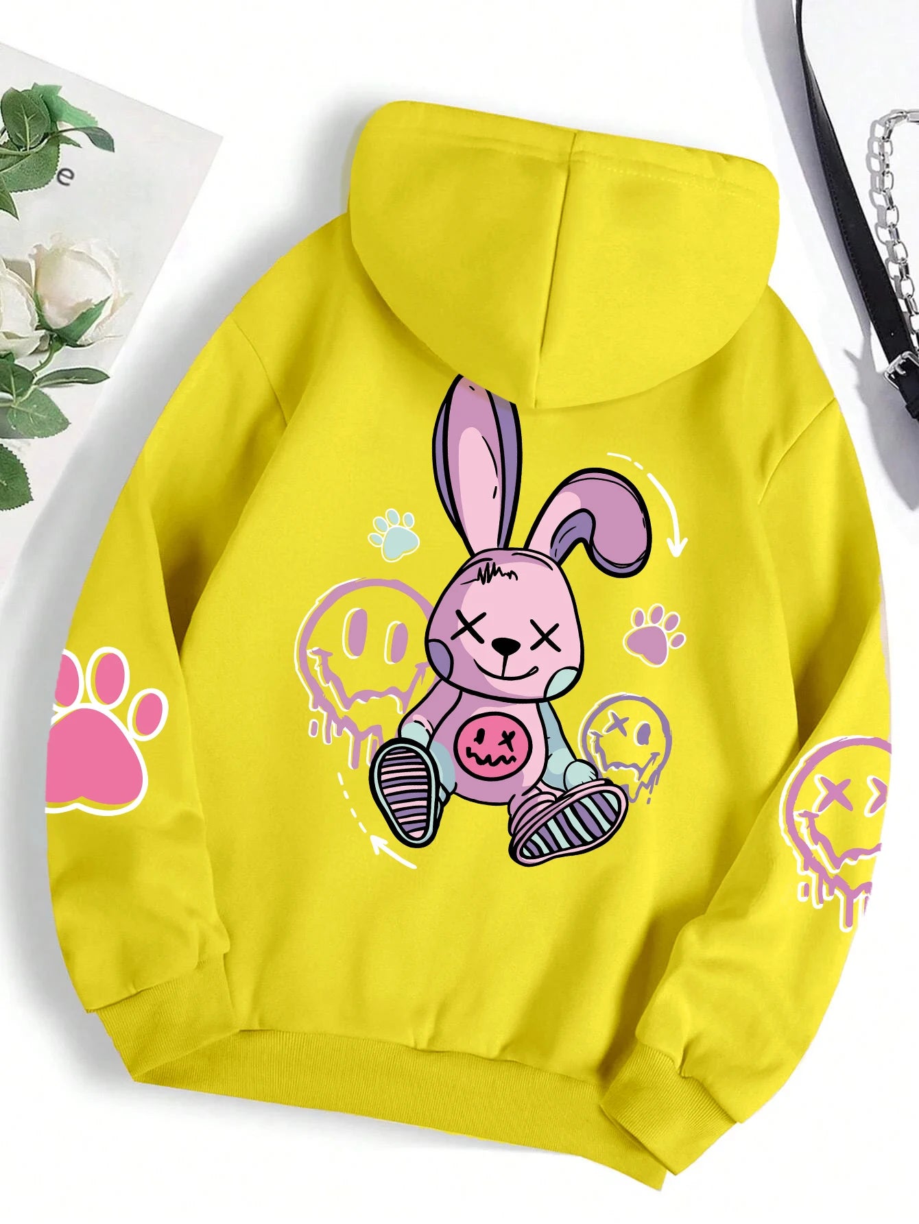 Teddybär Kapuzenpullover Sweatshirt Fleece Hoodie Pulli Damen Kapuzenpulli Shirt