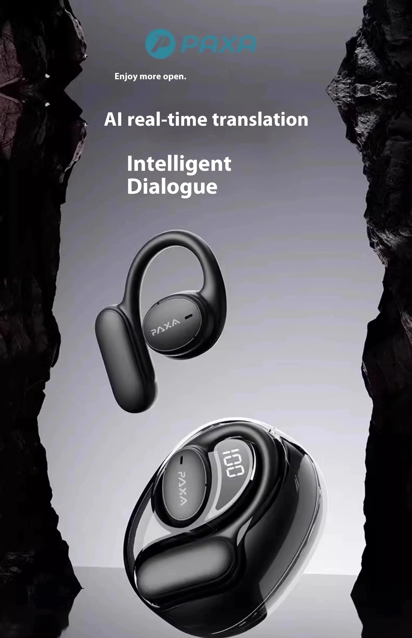In Ear Kopfhörer Sport Kabellose Bluetooth Sportkopfhörer Übersetzung Headset
