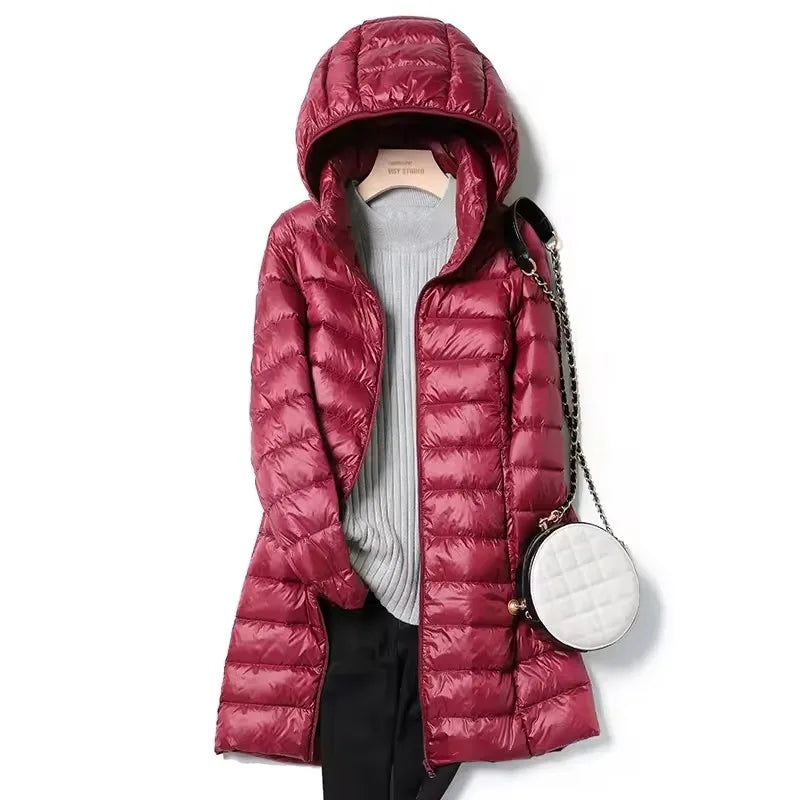 Damen Daunenjacke leichte & wetterfeste Steppjacke Stepp Jacke Übergangsjacke