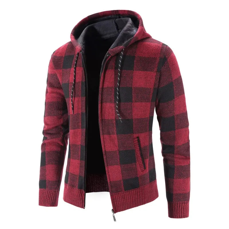 Herren Herbst Jacke Übergangsjacke Hoodie Sweatjacke Outdoor Zipper Sweater NEU