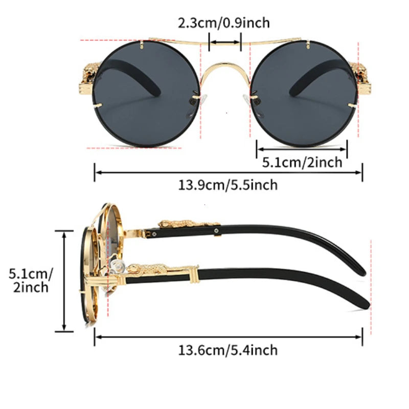 Damen Sonnenbrille Luxus Modische Herren Brille Vintage Pilotenbrille UV400