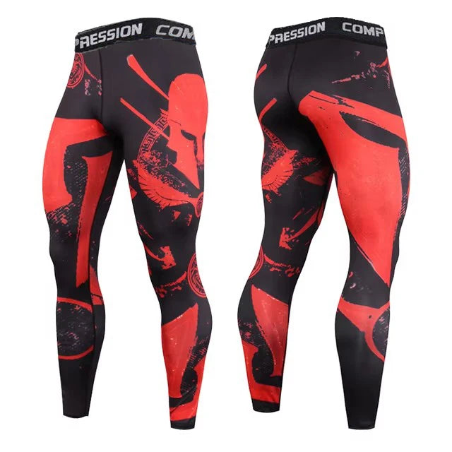 Herren Leggings Sporthose Jogginghose Trainingshose Lauf Hose Kompressionshose