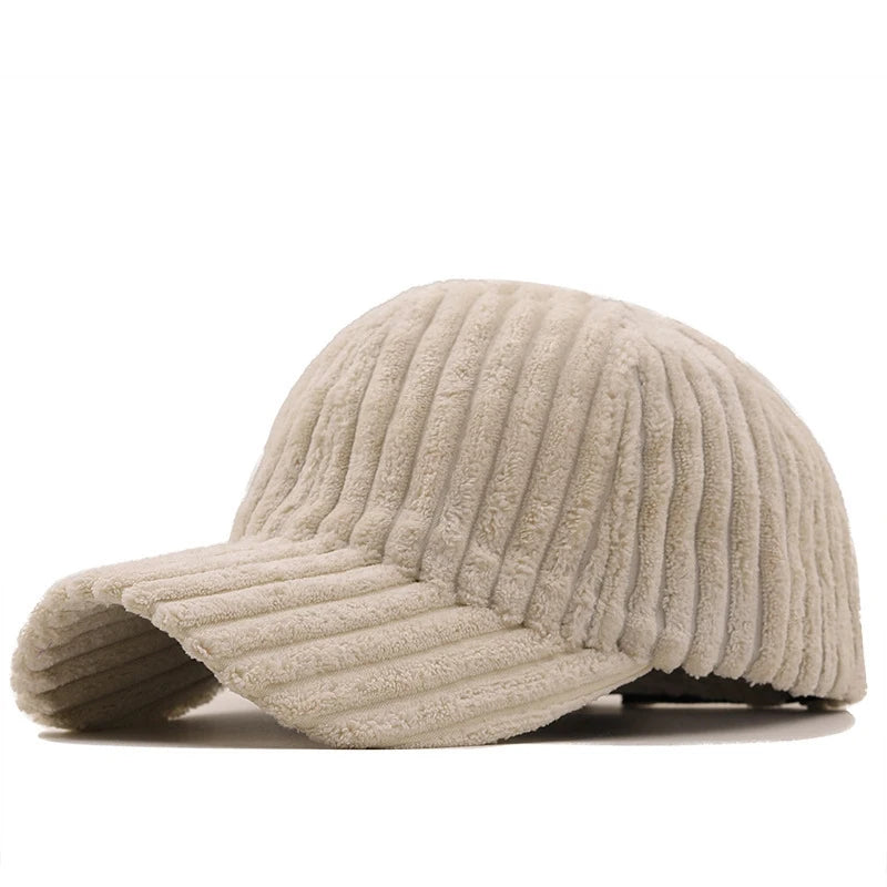 Basecap Baseball Cap Cord Look Mütze Kappe Männer Frauen Cappy Schirmmützen
