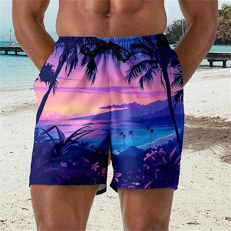 Herren Badehose Badeshort Kurze Hose Shorts Schwimmhose 100% Polyester NEU
