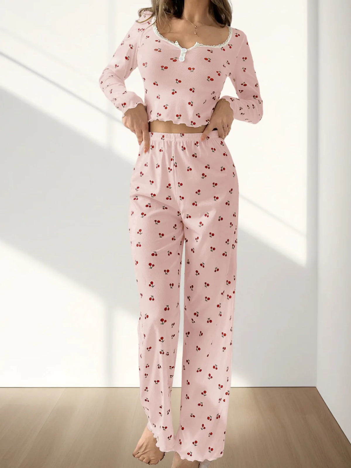 Pigiami da donna | L'intimo per la notte Camicia Completo da Casa in due pezzi