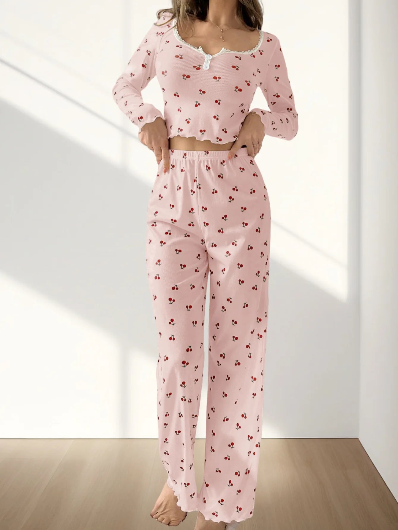 Pigiami da donna | L'intimo per la notte Camicia Completo da Casa in due pezzi